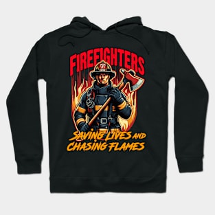 Firefighters - Saving Lives and Chasing Flames Hoodie